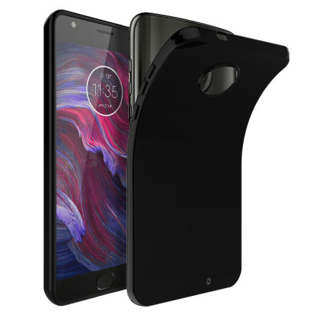 Coque Motorola Moto X4 Olixar FlexiShield en gel – Noire