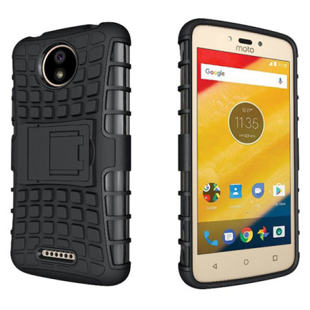 Olixar ArmourDillo Motorola Moto C Protective Case - Black
