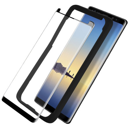 Olixar Galaxy Note 8 EasyFit Hülle Kompatible Glas Bildschirmschoner