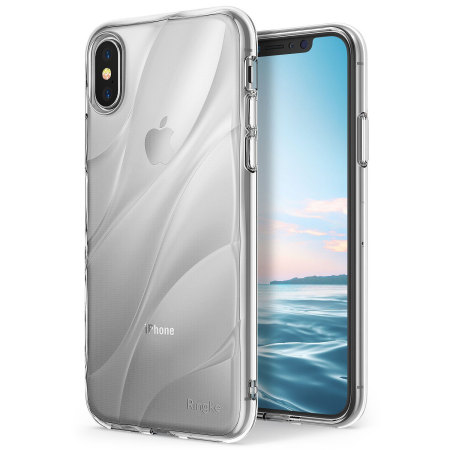 rearth ringke flow iphone x case - clear