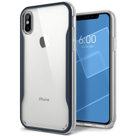 Caseology Coastline Series iPhone X Protective Case - Deep Blue