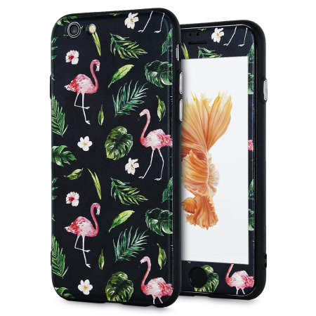 LoveCases Paradise Lust iPhone 6S / 6 Case - Flamingo Fall