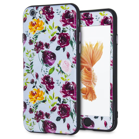 Coque iPhone 6S / 6 LoveCases Floral Art – Bleue