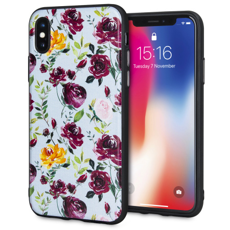 lovecases floral art iphone x case - blue reviews