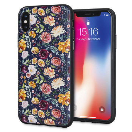 lovecases floral art iphone x case - black reviews