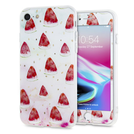 lovecases tropical paradise iphone 7 / 8 case kit - watermelon