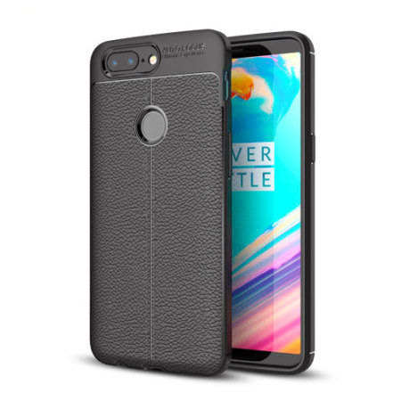 Olixar Attache OnePlus 5T Leather-Style Protective Case - Black