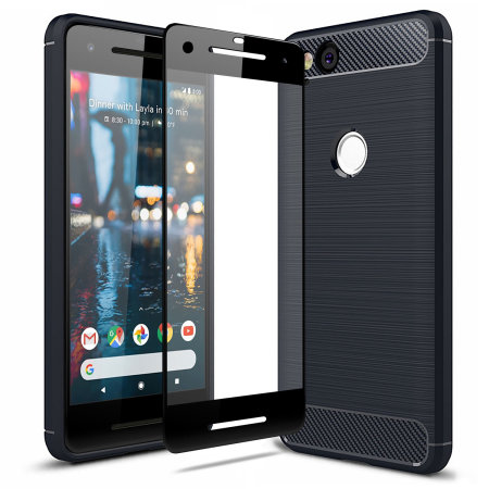 Olixar Sentinel Google Pixel 2 Case and Glass Screen Protector