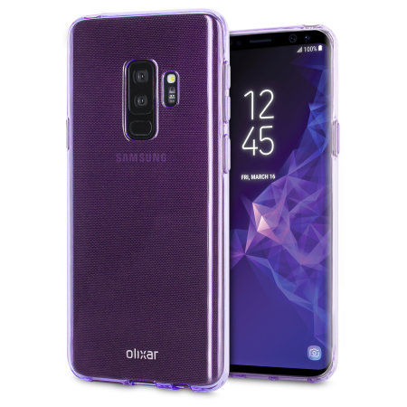 Olixar FlexiShield Samsung Galaxy S9 Plus Gel Case - Lilac