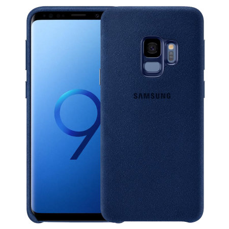 Official Samsung Galaxy S9 Alcantara Cover Case - Blue