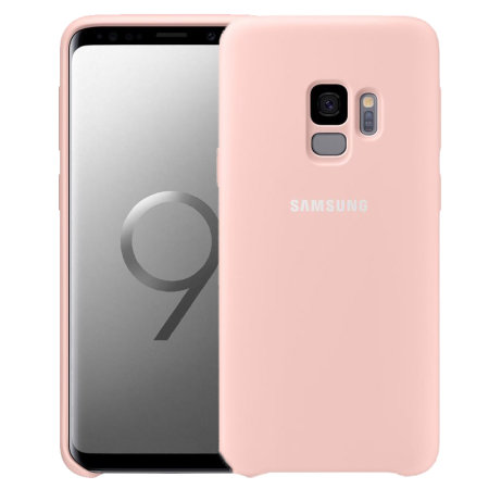 Official Samsung Galaxy S9 Silicone Cover Case - Pink