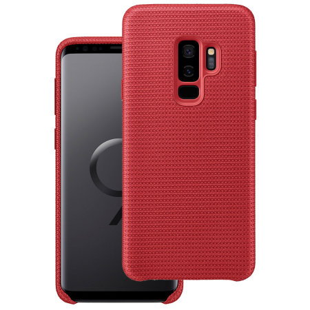 Official Samsung Galaxy S9 Plus Hyperknit Cover Case Red