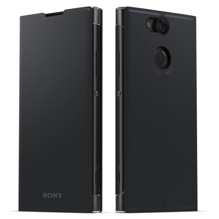 Official Sony Xperia XA2 Style Cover Stand Fodral - Svart