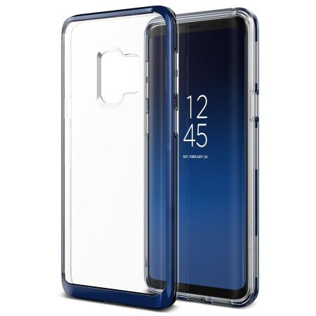 VRS Design Crystal Bumper Samsung Galaxy S9 Hülle - Tiefseeblau