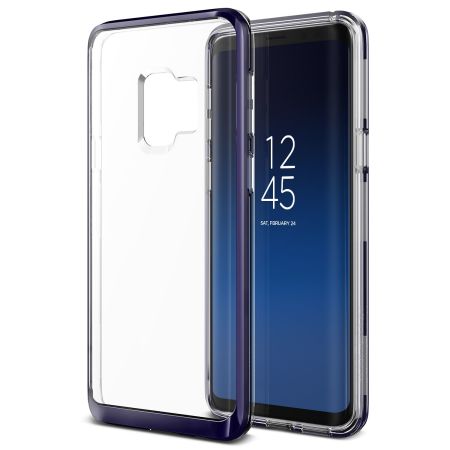 VRS Design Crystal Bumper Samsung Galaxy S9 Case - Ultra Violet