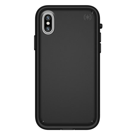 speck presidio ultra iphone x tough case w/ removable bumper - black