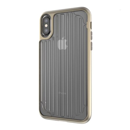 Kajsa Trans-Shield Collection iPhone X Case - Clear / Gold