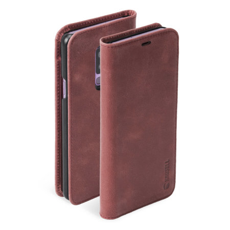 Krusell Sunne 2 Card Samsung Galaxy S9 Plus Folio Wallet Case - Red