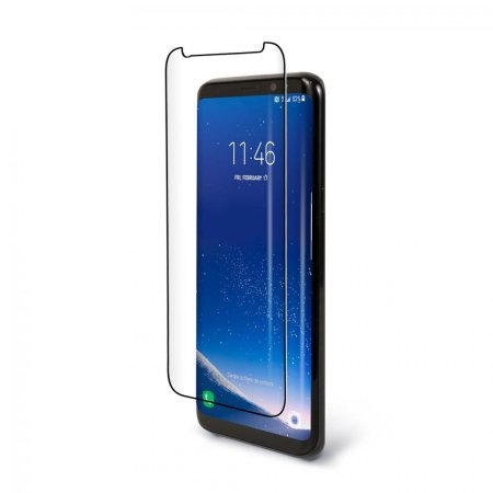 BodyGuardz rein gebogener ES Glas Galaxy S9 Plus Bildschirmschutz