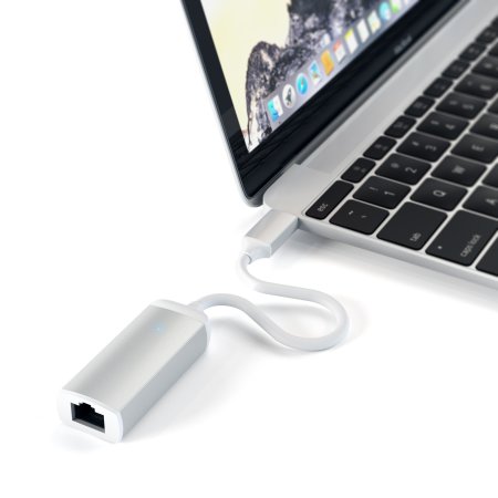 Satechi USB-C to Gigabit Ethernet Adapter Cable - Silver