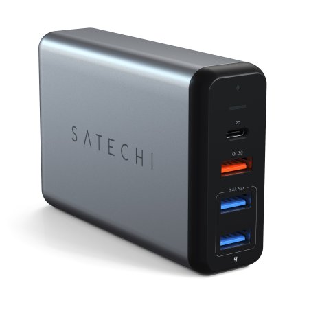 Satechi 75W Port USB Charging Hub W/ PD USB-C For Laptops- Grey