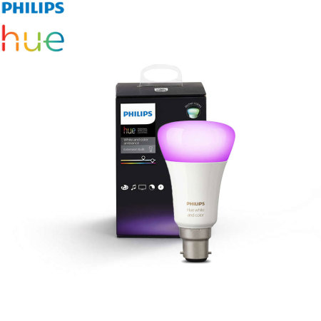 Official Philips Hue Wireless Lighting White and Colour LED Bulb B22