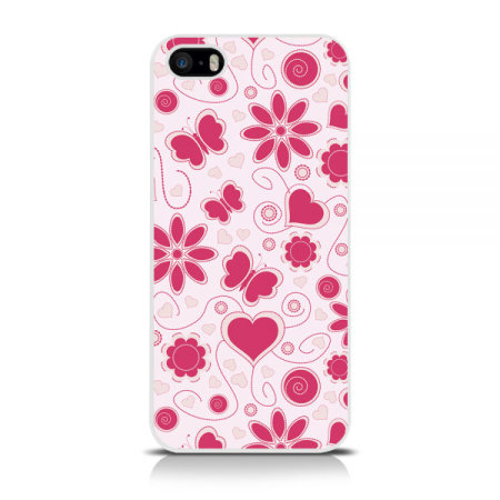 Call Candy iPhone 5 / 5S / SE Hard Case -  Floral Flower Girl