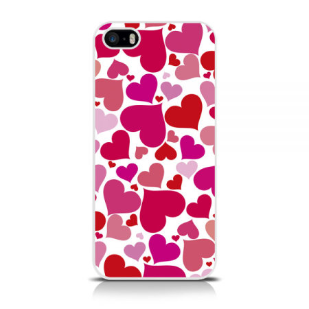 Coque iPhone 5 / 5S / SE Call Candy – Cœurs roses