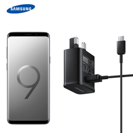Official Samsung S9 Plus Adaptive Fast Charger Usb C Cable Black