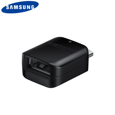 Official Samsung Galaxy S9 Plus USB-C to Standard USB Adapter - Svart