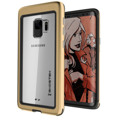 Ghostek Atomic Slim Samsung Galaxy S9 Tough Case - Gold