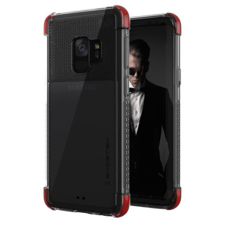 Ghostek Covert 2 Samsung Galaxy S9 Stoßfänger Hülle - Rot