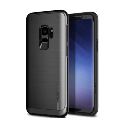 Obliq Slim Meta Samsung Galaxy S9 Case - Black Titanium