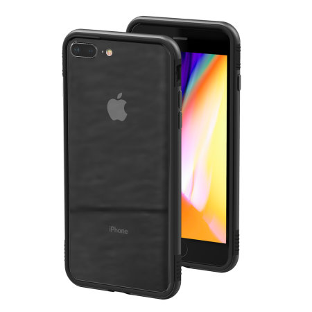 ThanoTech K11 iPhone 8 Plus/7 Plus Aluminium Stoßfänger Hülle -Schwarz