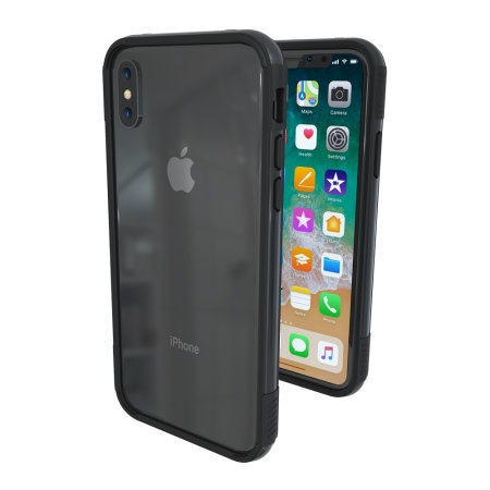 thanotech k11 iphone x protective bumper case - space grey