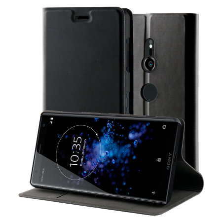 Roxfit Sony Xperia XZ2 Slim Standing Book Case - Black