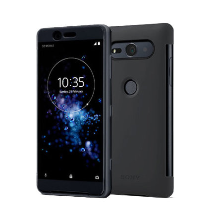 Official Sony XZ2 Compact Style Cover Touch - Black