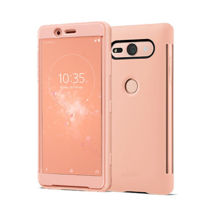 Official Sony Xperia XZ2 Compact SCTH50 Style Cover Touch Case - Pink