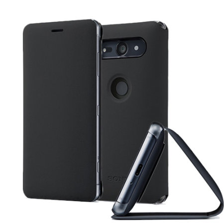 Original Sony Xperia XZ2 Compact Style Cover Stand Tasche  - Schwarz