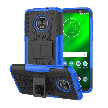 Olixar ArmourDillo Motorola Moto G6 Plus Hülle in Blau