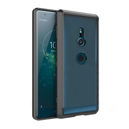 Olixar ExoShield Tough Snap-on Sony Xperia XZ2 Case - Schwarz/ Klar