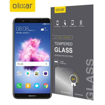 Protection d'écran Huawei P Smart Olixar en verre trempé