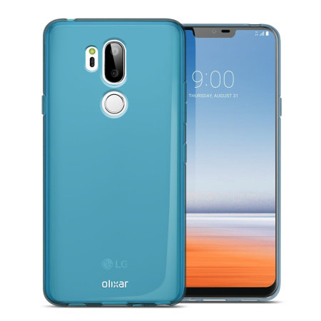 Coque LG G7 Olixar FlexiShield en gel – Bleue