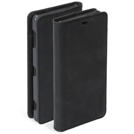 Funda Sony Xperia XZ2 Krusell Sunne 2 Card Folio Wallet - Negro