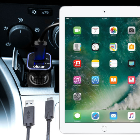 Olixar High Power iPad 9.7 2018 Car Charger