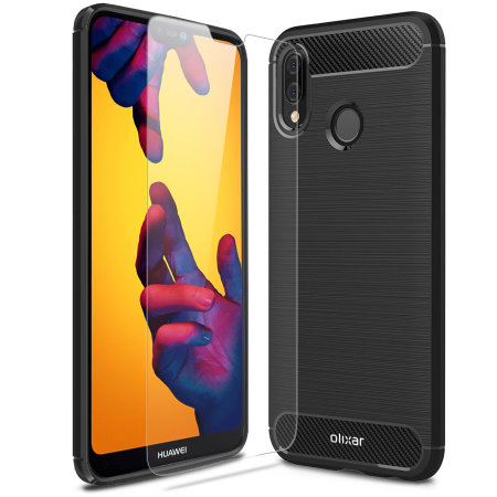 Olixar Sentinel Huawei P20 Lite Case and Glass Screen Protector