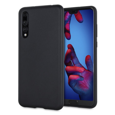 Coque Huawei P20 Pro en gel – Noire mate