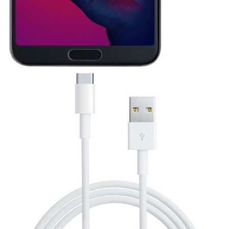 Cable USB-C officiel Huawei P20 Pro Super Charge 1M - Blanc