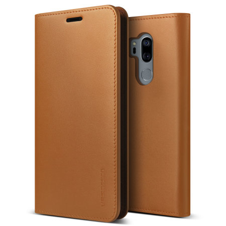 VRS Design Diary Echt leer LG G7 Case - Bruin