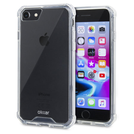 Olixar ExoShield Tough Snap-on iPhone 7 Skal - Kristallklar